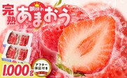 【2027年1月より順次発送】増永農園　福岡県産あまおう　250g×4パック _Fi080-04