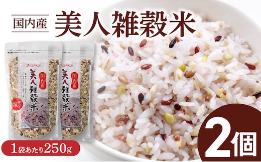 国内産 美人雑穀米 250g×2個 計500g _Gr094-02