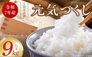 【令和7年産 新米】福岡県産ブランド米元気つくし 白米 9kg_Gr070
