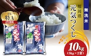 令和7年産　無洗米　福岡県産元気つくし 10kg_Gr032