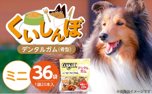 くいしんぼ デンタルガム 骨型（ミニ）20本×36袋_Pf051-01