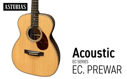 アストリアス アコースティックギター EC.PREWAR（ケース付）