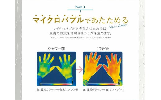 【新品未使用】マイクロバブルシャワー ピュアブルⅡ チタンブラック マイクロバブルシャワー「ピュアブルⅡ」チタンブラック_Qx015 | d