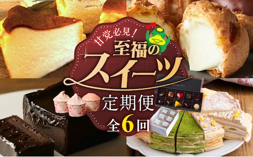 【定期便 6回】甘党必見！至福のスイーツ定期便 _Tk128
