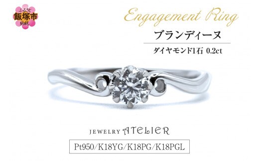 婚約指輪 ブランディーヌ【N36-001】