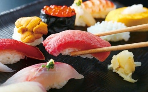 『寿司 まつばら』上寿司 ペアチケット【D5-036】