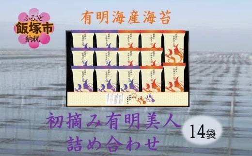 有明海産海苔 初摘み有明美人詰合せ(14袋)【A-874】
