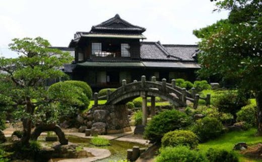 【旧伊藤伝右衛門邸】入場券付「ペアご宿泊券（朝食付）」【F7-002】