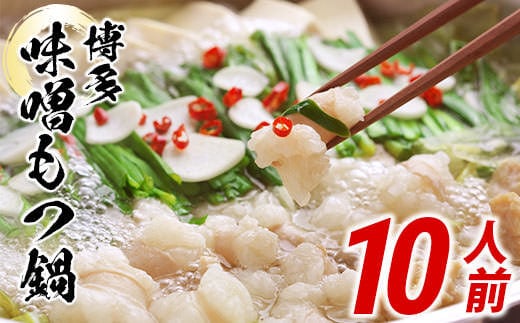 博多味噌もつ鍋 10人前セット