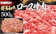 数量限定　博多和牛ロース焼肉用　500g