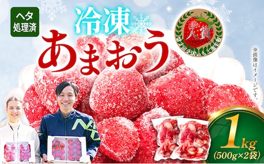 いちご あまおう 博多あまおう 暖家の冷凍いちご 苺 フルーツ 果物 くだもの 500g×2袋 1000g 1kg 冷凍あまおう 入賞 真空パック ヘタ処理済み IPM 福岡県 福岡 九州 グルメ お取り寄せ
