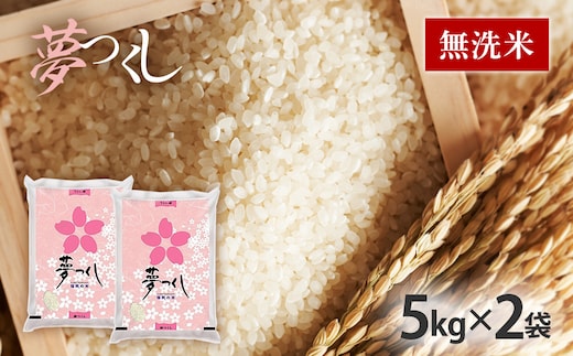 夢つくし 令和8年産 福岡県産ブランド米「夢つくし」無洗米 計10kg お取り寄せグルメ お取り寄せ 福岡 お土産 九州 福岡土産 取り寄せ グルメ 福岡県