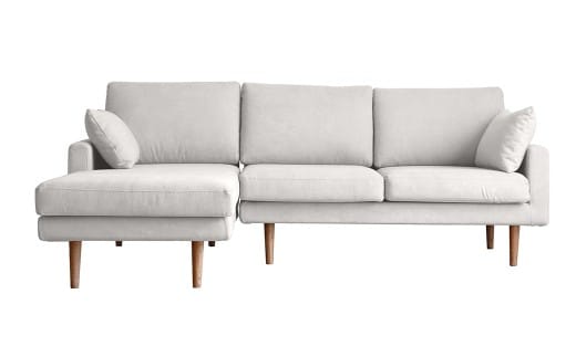 【ダークグレー】 高野木工 LEO SOFA レオソファ カウチタイプ シェーズロング (左肘) + 2人掛け (右肘) オーク脚 【5年保証】 ソファ カウチソファ シェーズロングソファ インテリア 家具 九州 福岡県 筑後市