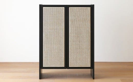 高野木工 BREATH ブレス 80キャビネット ブラック / 家具 インテリア キャビネット 戸棚 収納 木製 日用品 九州 福岡県 筑後市