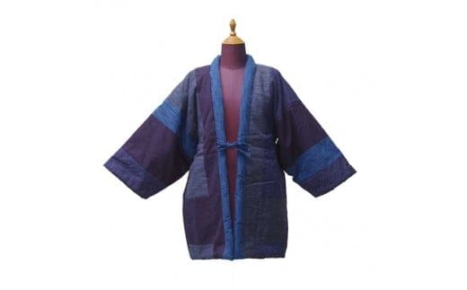 606.紳士切り替えはんてん 紺