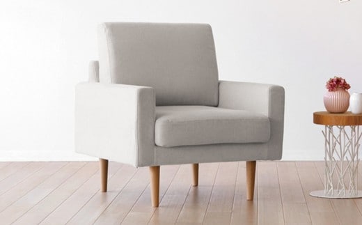 【ネイビー】 高野木工 LEO SOFA レオソファ 1人掛け オーク脚 【5年保証】 ソファ インテリア 家具 1人用 九州 福岡県 筑後市