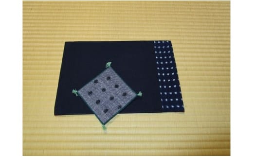 【数量限定】ランチョンマット & コースター 久留米絣 重要無形文化財