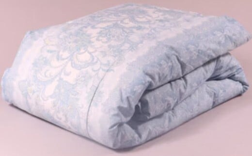 シングル 羽毛肌掛け ふとん ( ダウン85% ・ 充填量300g ・ ブルー ・ グリーン系 ) 訳あり 柄おまかせ 洗える 羽毛ふとん 羽毛布団 収納ケース付き季節 ダウンケット インナーケット お昼寝用 布団 福岡県 筑後市