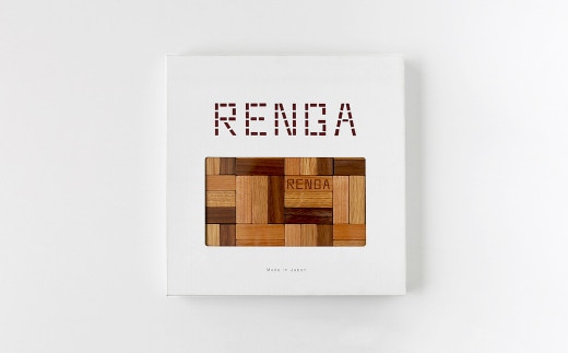 高野木工 RENGA レンガ 知育玩具 バランスゲーム ドミノ つみき