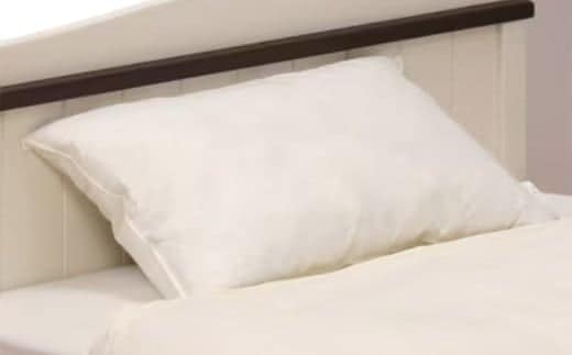 ホテル仕様 国内製造 羽根 まくら アイボリー 枕 弾む 弾力感 耐久性 国産 羽根まくら 睡眠 寝る 眠り 福岡県 筑後市