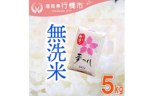 AF-004 福岡県産夢つくし【無洗米】5kg