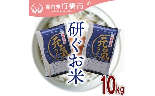 AF-019 福岡県産元気つくし【研ぐお米】10kg