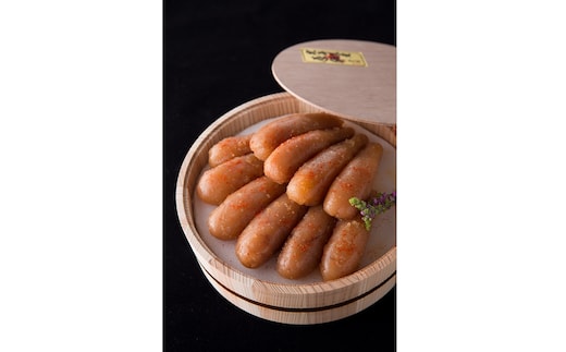 AQ-005 「無添加」極み無着色明太子 檜樽入り(600g)