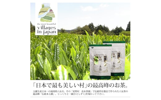 CW-021 奥八女星野村 伝統本玉露(50g)×2袋