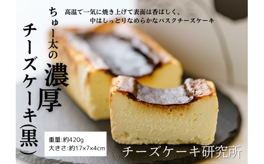 ちゅー太の濃厚チーズケーキ(黒) けーき ちーず 福岡県産品