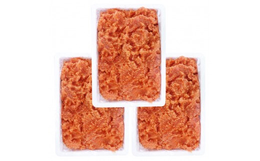 かねふく<無着色>辛子明太子 並切 6kg (2kg×3箱)