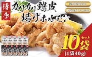 博多 カリカリ鶏皮 揚げホルモン 合計10袋 おつまみ 鶏皮 とりかわ とり皮 国産鶏 国産豚 唐揚げ ホルモン 福岡県 福岡 九州 グルメ お取り寄せ