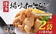 博多揚げホルモン(2袋セット) ホルモン 国産豚 唐揚げ おつまみ 送料無料 メール便（ポスト投函）