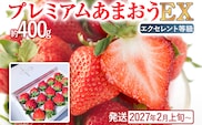 プレミアム あまおう EX（化粧箱入り）いちご フルーツ 果物 あまおう 約400g×1パック 福岡 苺 イチゴ 化粧箱 【2027年2月上旬～2027年4月上旬頃発送予定】
