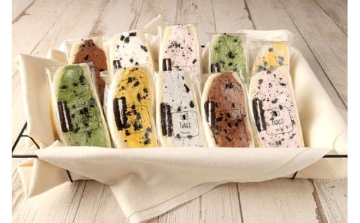 【数量限定】 オレオサンド 5パック 10個セット オリジナルクリーム 抹茶 チョコ イチゴ マンゴー 各2個×5種 計10個 バラエティセット 低糖質 スイーツ