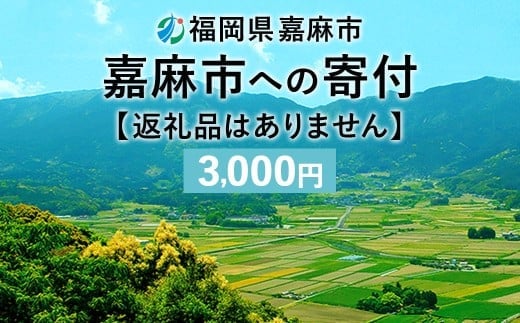 【ふるさと納税】 嘉麻市への寄付 3,000円 (返礼品はありません)
