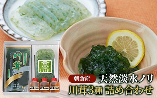 のり 海苔 珍味 川茸の詰め合わせ 遠藤金川堂 淡水海苔 天然 高級天然淡水ノリ 加工食品 調味料 