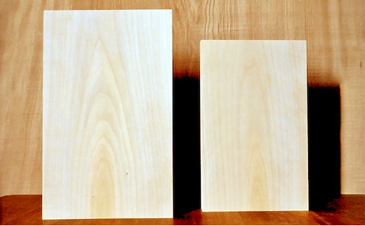 謹製 いちょう「まな板」大・小 2枚組【末金製材所】 雑貨 日用品 キッチン用品 