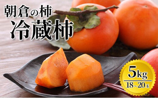 柿 冷蔵柿 5kg 筑前あさくら農協 配送不可 離島 果物類 かき 