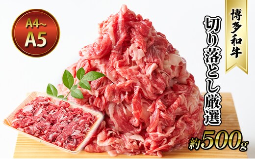 牛肉 切り落とし 約500g 博多和牛 A4～A5 国産 和牛 肉 お肉 牛 冷凍 送料無料 配送不可：離島 