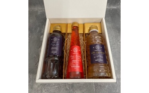 彩り3本セット ドレッシング 酢 だし