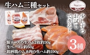 生ハム三種セット 生ハム うえすたん セット 食べ比べ 詰め合わせ 福岡県 志免町