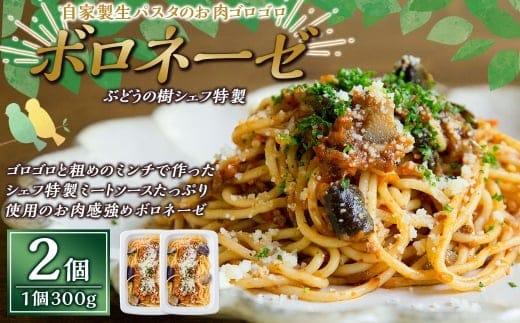 【ボロネーゼ】 ぶどうの樹シェフ特製 選べるパスタ・グラタン2個セット パスタ 生パスタ スパゲッティ 麺 冷凍 福岡県 岡垣町
