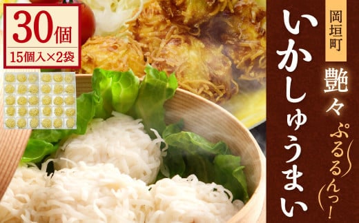 艶々ぷるるんっ!いかしゅうまい 30個 岡垣町 イカ いか