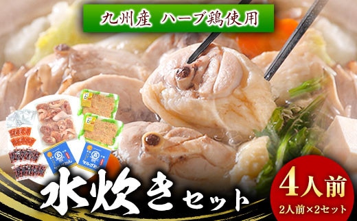 水炊きセット 4人前 マル五《30日以内に出荷予定(土日祝除く)》水炊きセット 水炊き 福岡県 鞍手郡 小竹町---sc_fmrgmztk_30d_22_16500_4p---