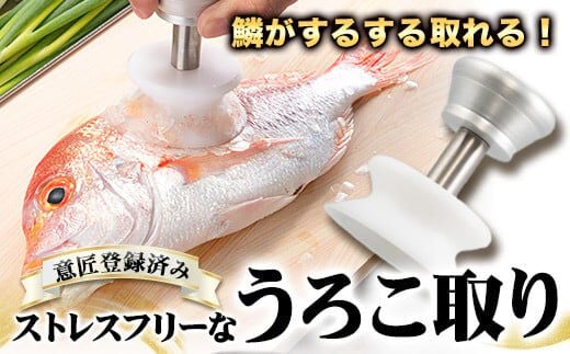 ストレスフリーなBM式うろこ取り《30日以内に出荷予定(土日祝除く)》有限会社BMエンジニアリング 福岡県 鞍手町 鱗取り うろこ取り 魚 料理 調理器具 送料無料---skr_bmuroko_30d_r7_23500_1i---