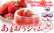 あまおうジャム 180g×3個 南国フルーツ株式会社《4月上旬-4月末頃出荷》福岡県 鞍手町 あまおう いちご ジャム 果物 送料無料---skr_nngkzm_ac4_26_11500_3i---