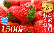 ★2027年出荷分★あまおう いちご 1500g フルーツ 【先行予約】【着日指定不可】《2月中旬-3月中旬頃出荷》ふるさと納税 いちご 福岡県 鞍手郡 【鞍手町】---kr_ckramar_q2_26_13000_1500g---