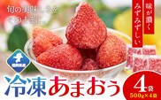 【2026年度出荷】福岡県産 冷凍あまおう2kg(500g×4袋) 南国フルーツ株式会社《12月中旬-3月末頃出荷》福岡県 鞍手町 あまおう いちご イチゴ 送料無料【配送不可地域あり】---skr_fnngkam_bc123_26_21500_2kg---