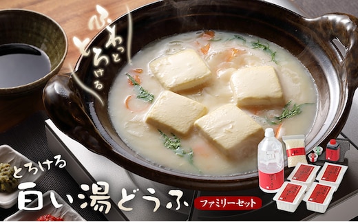 豆腐 とろける 白い湯どうふ ファミリーセット 400g×4丁 計1.6kg 湯豆腐 とうふ セット