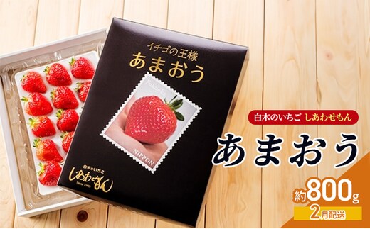 いちご 2月配送 しあわせもん あまおう 化粧箱 2箱 いちご職人 白木のいちご イチゴ 苺 果物 デザート ※配送不可：沖縄・離島